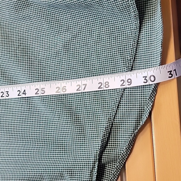 Brooks Brothers Size L (16-4) Green & White Check Long Sleeve Button Down Shirt - Picture 9 of 11